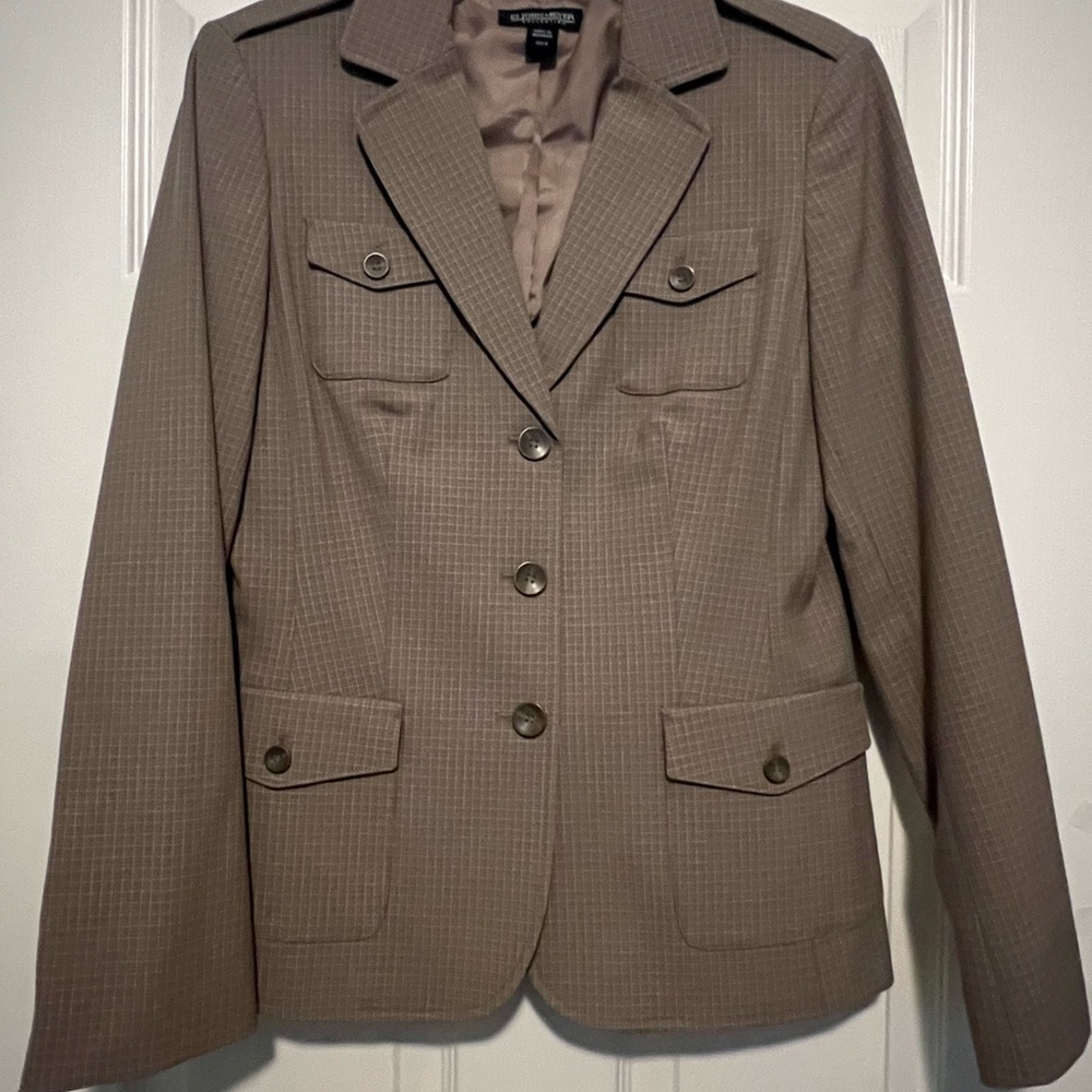 Women's Tan Blazer Suit